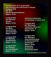 Kundgebung zum Jahrestag des Völkermordes in Shingal