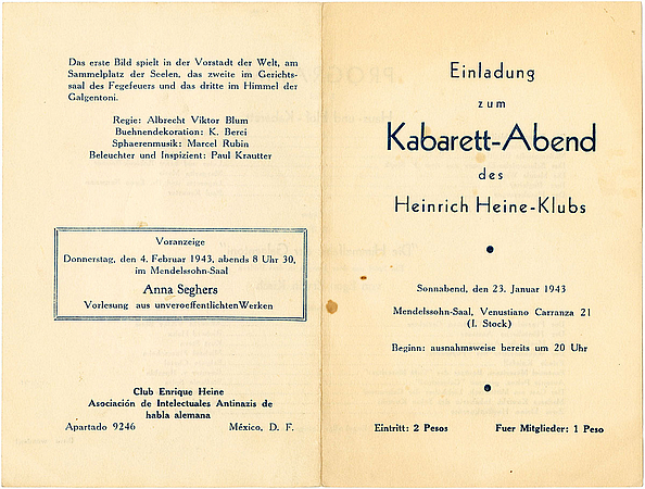 © Akademie der Künste, Berlin, Kurt-und-Jeanne-Stern-Archiv, Nr. 158]