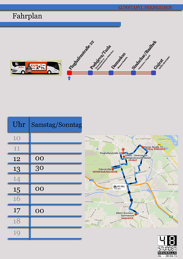 Map KUNSTASYLtours
